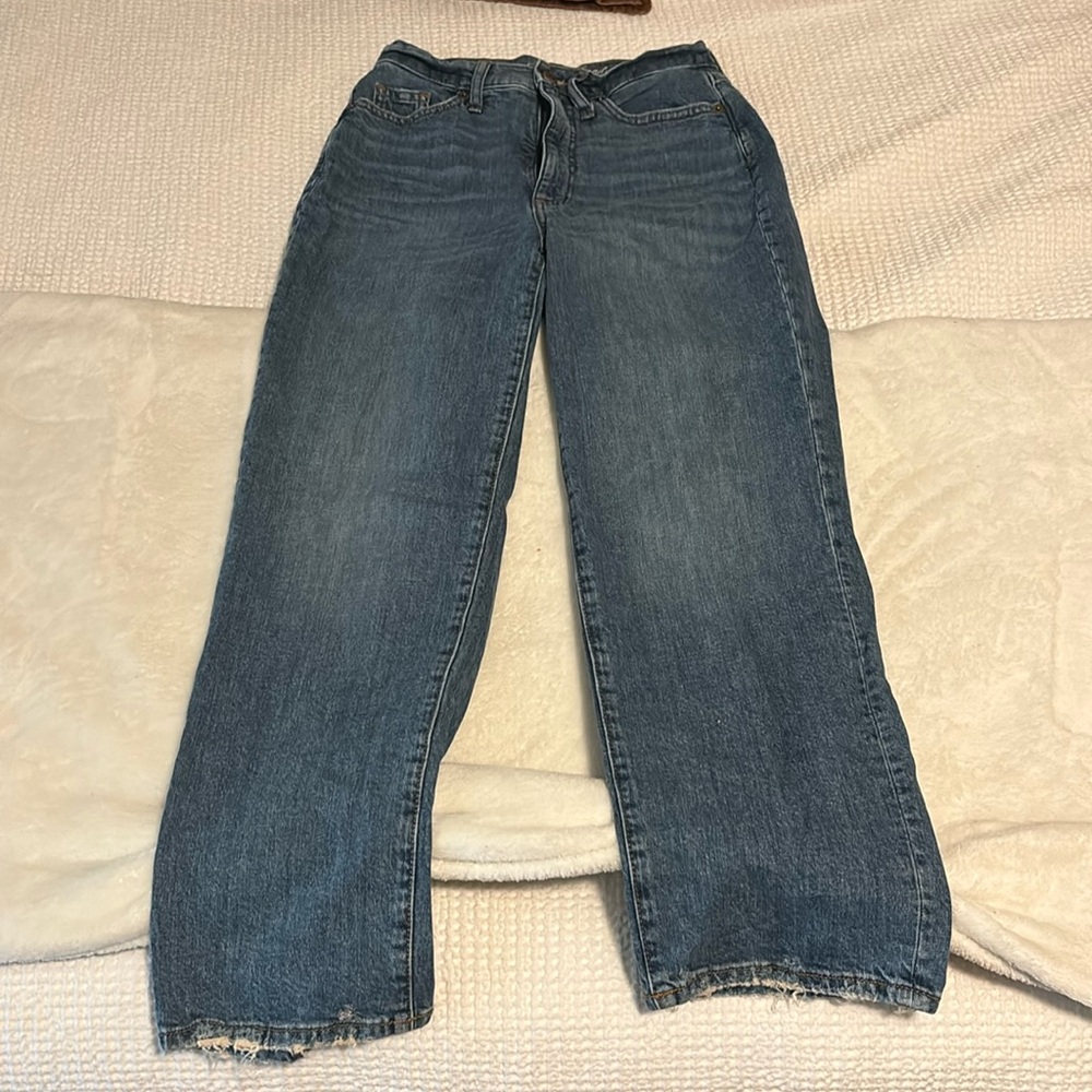 Blue mom jeans